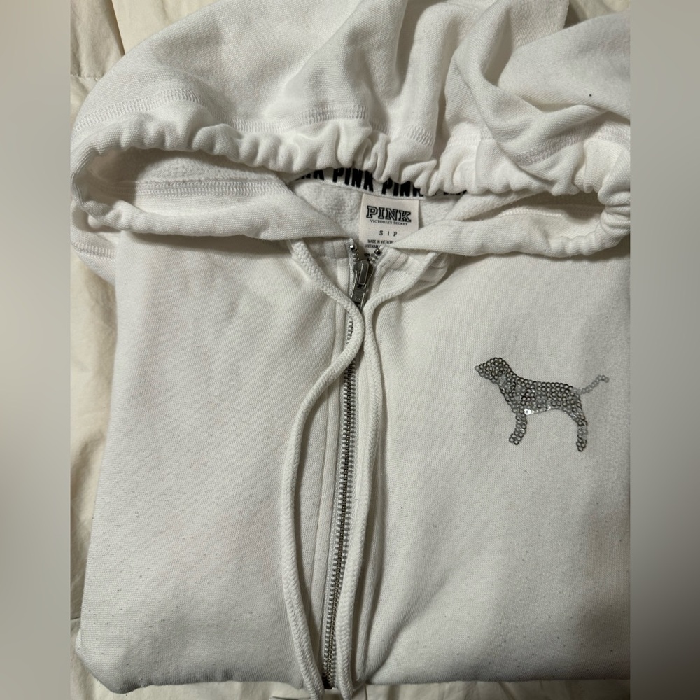 Pink Zip-Up Hoodie